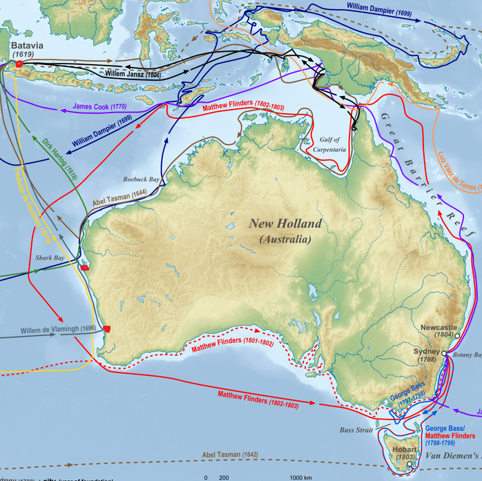 ART and ARCHITECTURE, mainly Busy Dutch explorers around 17th century