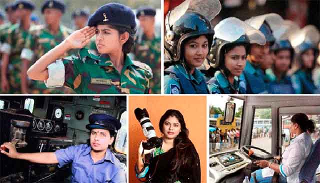 Bangladesh's bright illustration in empowering women নারী ক্ষমতায়নে বাংলাদেশের উজ্জ্বল দৃষ্টান্ত