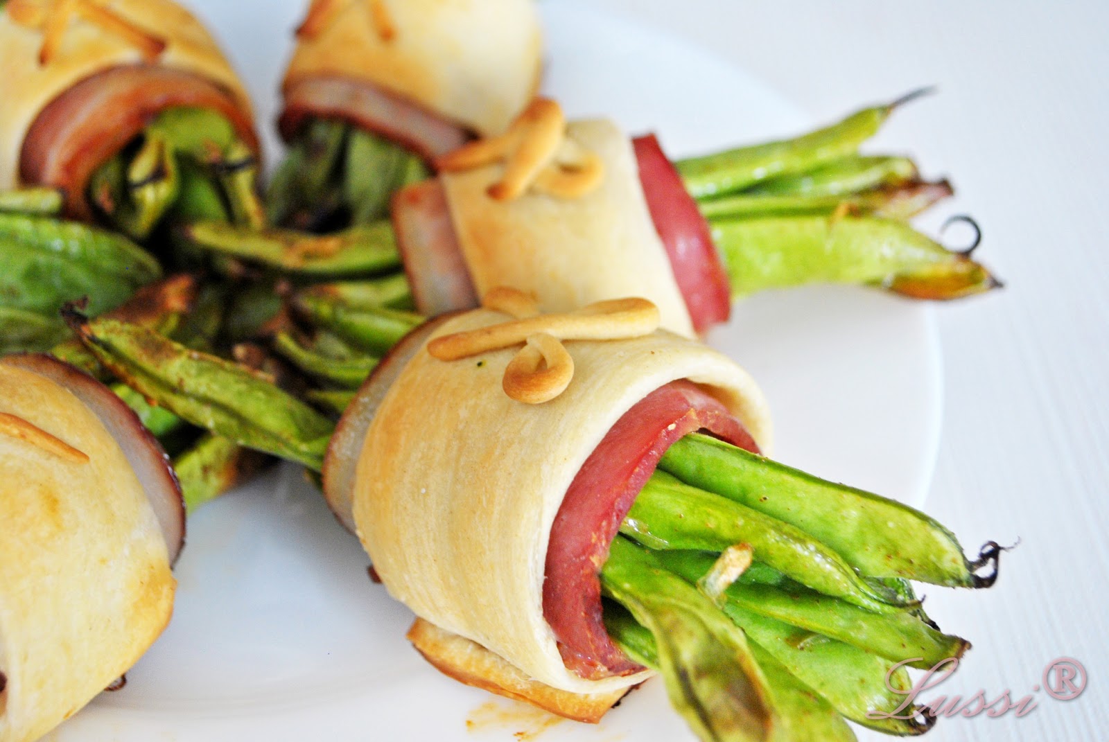 Lussi`s World of Artcraft Вързопчета от зелен боб и бекон / Green bean