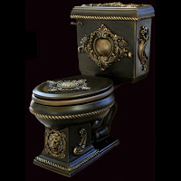 What A Sensational Toilet!!! Of course, a Victorian home wouldn't have one so modern...