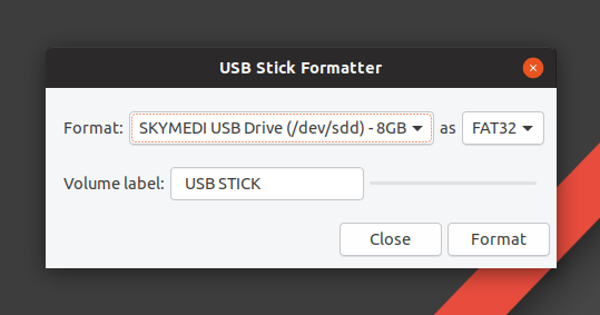 Easily Format A USB Flash Drive On Ubuntu 18.04 USB Stick Formatter Linux Uprising Blog