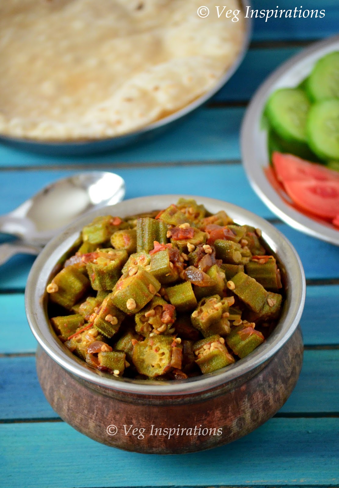 Bhindi ki sabzi Okra curry Vendakkai Curry Veg Inspirations