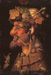بالصور.. فنان يرسم الوجوه بـ "الفواكه والخضراوات"