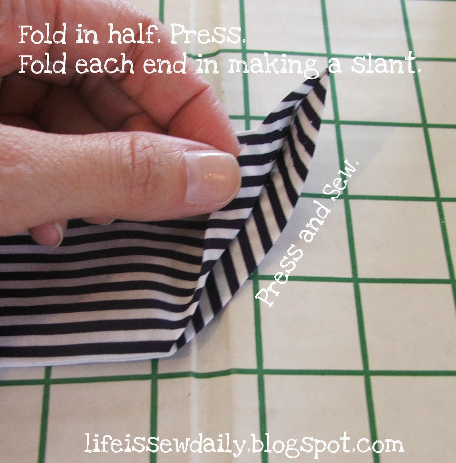 Life is {Sew} Daily How to Make a Sash {Tutorial}