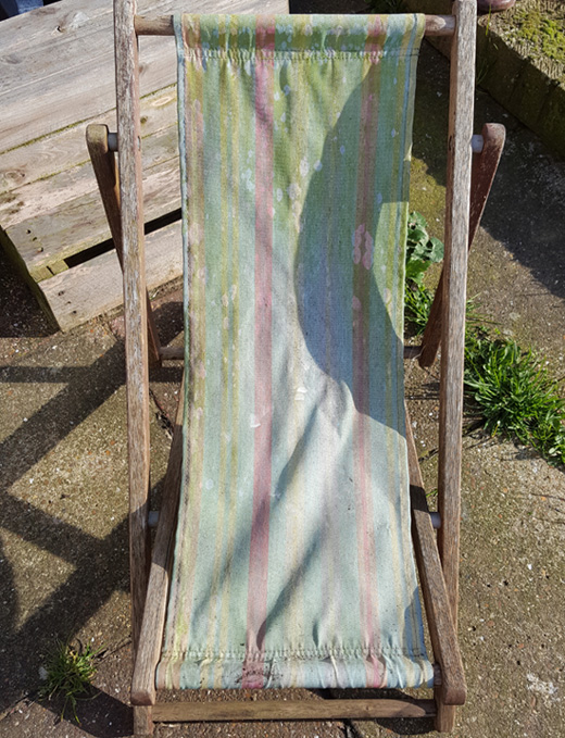 old deckchair to revamp