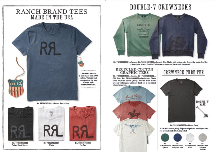 CHAD'S DRYGOODS DOUBLE RL SPRING 2017 CATALOGUE