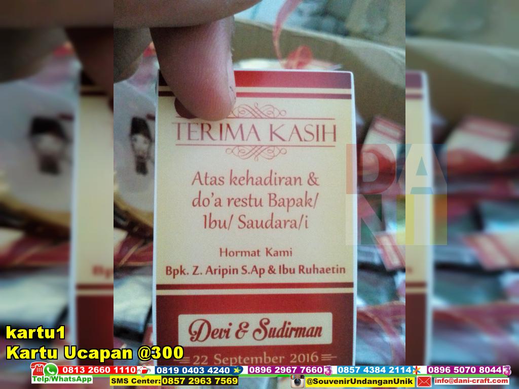 Kartu Nama Salon Keluarga Dan Spa Souvenir Pernikahan