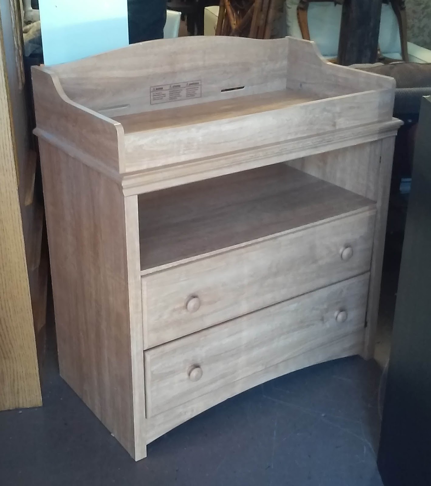 UHURU FURNITURE & COLLECTIBLES SOLD 2Drawer Changing Table 20