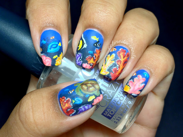 Nails By Celine: A is for Aquatic!