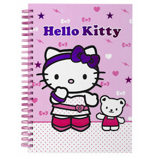 Hello Kitty notepad binder