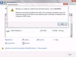Cara Mengatasi Windows Cannot be Installed to This Disk 0 Partition 1