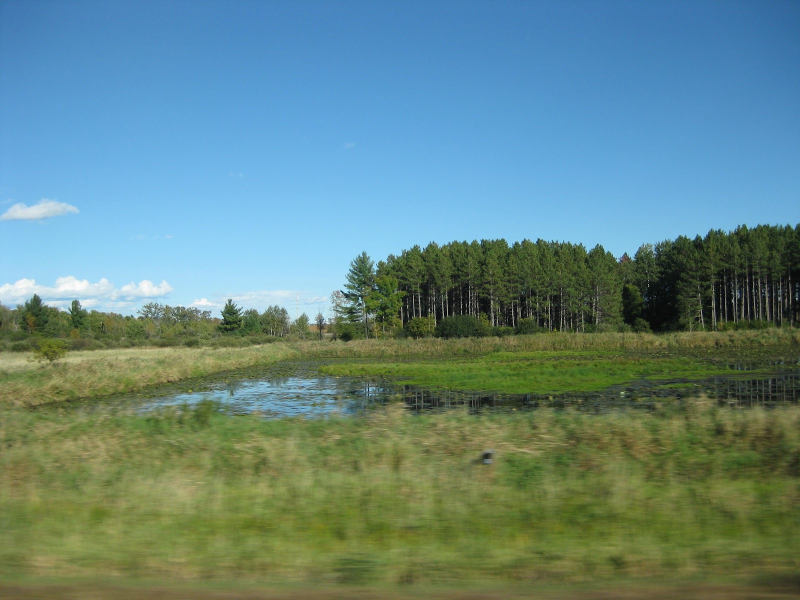 Les and Shon's travel near Mora, Minnesota
