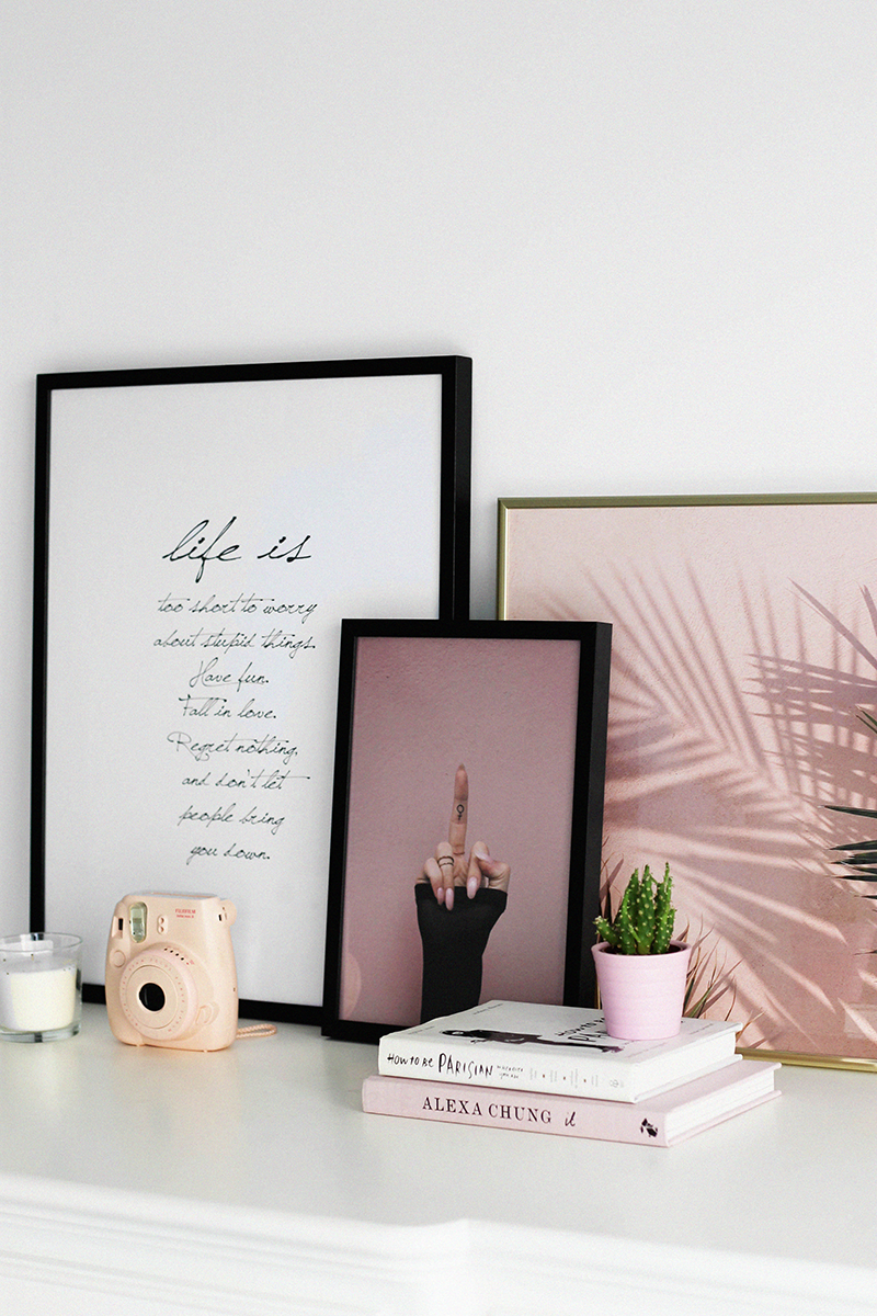 How To Create The Ultimate Gallery Wall w/ Desenio Fashion Mask.