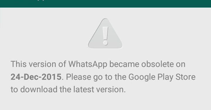 How To Access Whatsapp When App Version Is Outdated