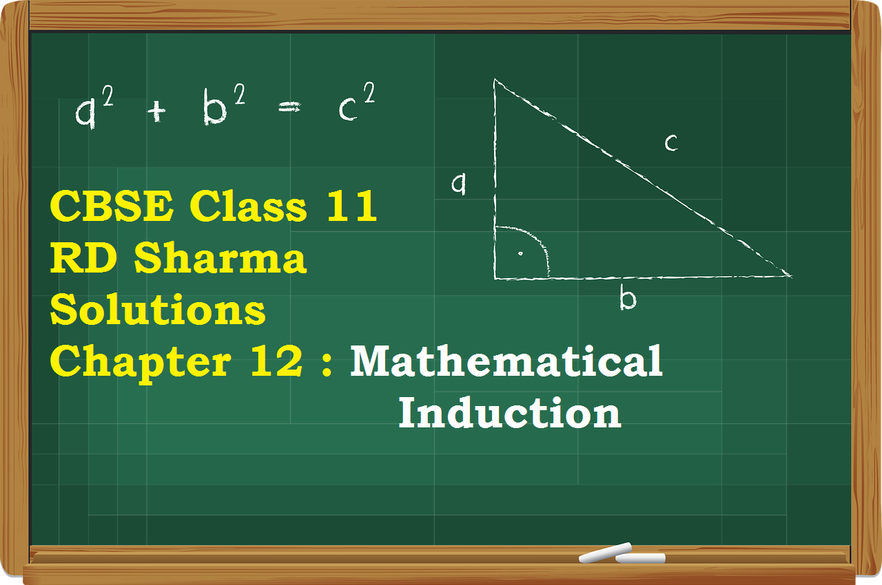 CBSE Class 11 RD Sharma Solutions Chapter 12