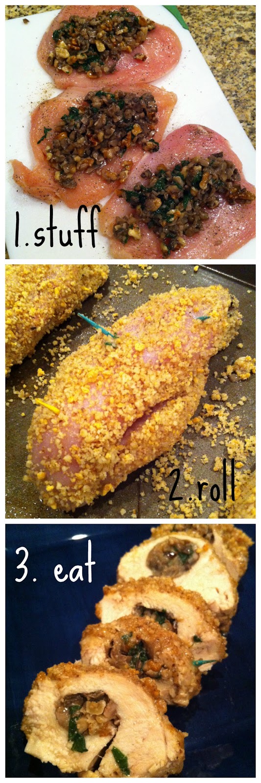 Walnut Stuffed Chicken Roulades | Recipe - Simply Elliott