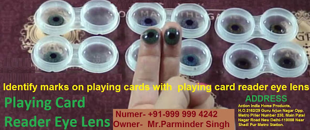 Invisible Contact Lenses for Marked Playing Cards in Delhi
