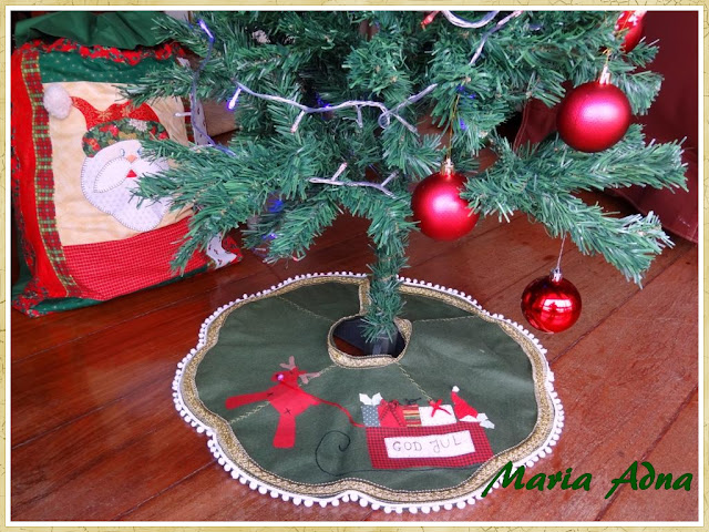 Patchwork e apliquê de natal, Decoração natalina, Decoração de natal, Maria Adna Ateliê,