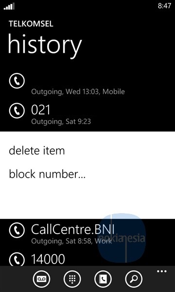 "Call and SMS Filter" for Nokia Lumia Windows Phone 8 with ...