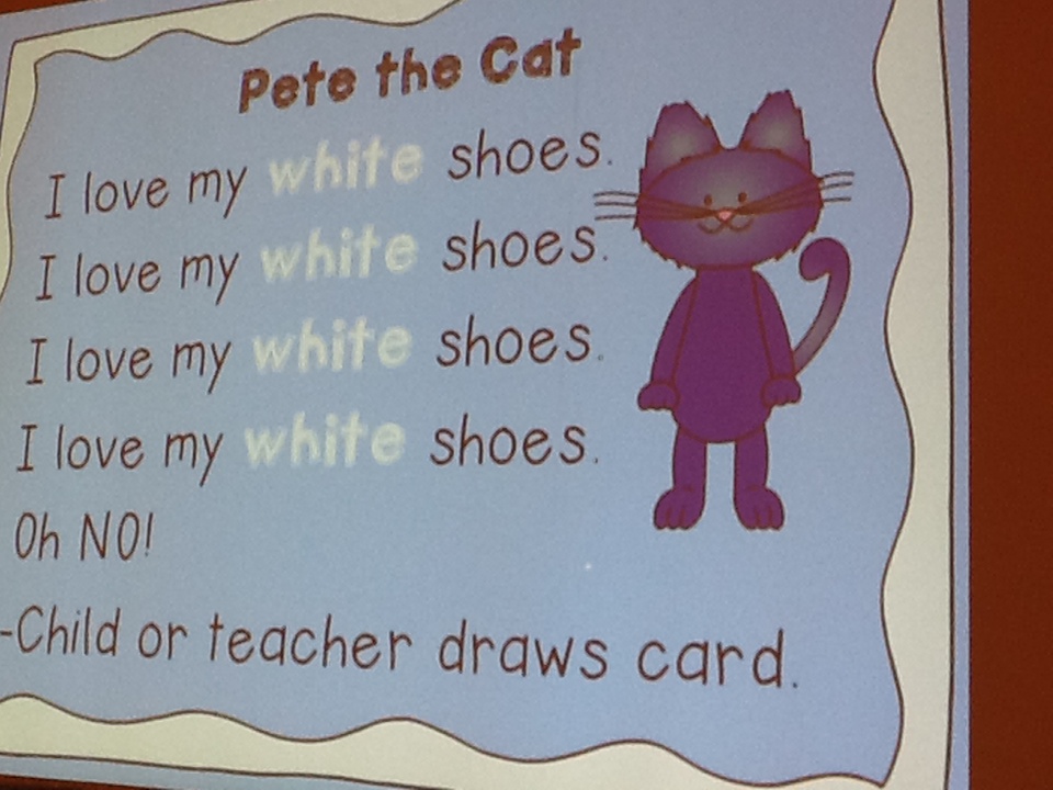 Pete the Cat White Shoes