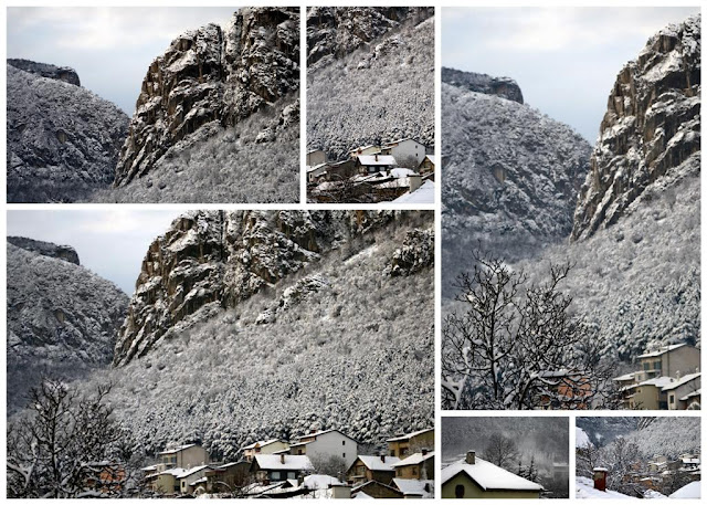 snowy mountain tops in Vratsa Bulgaria