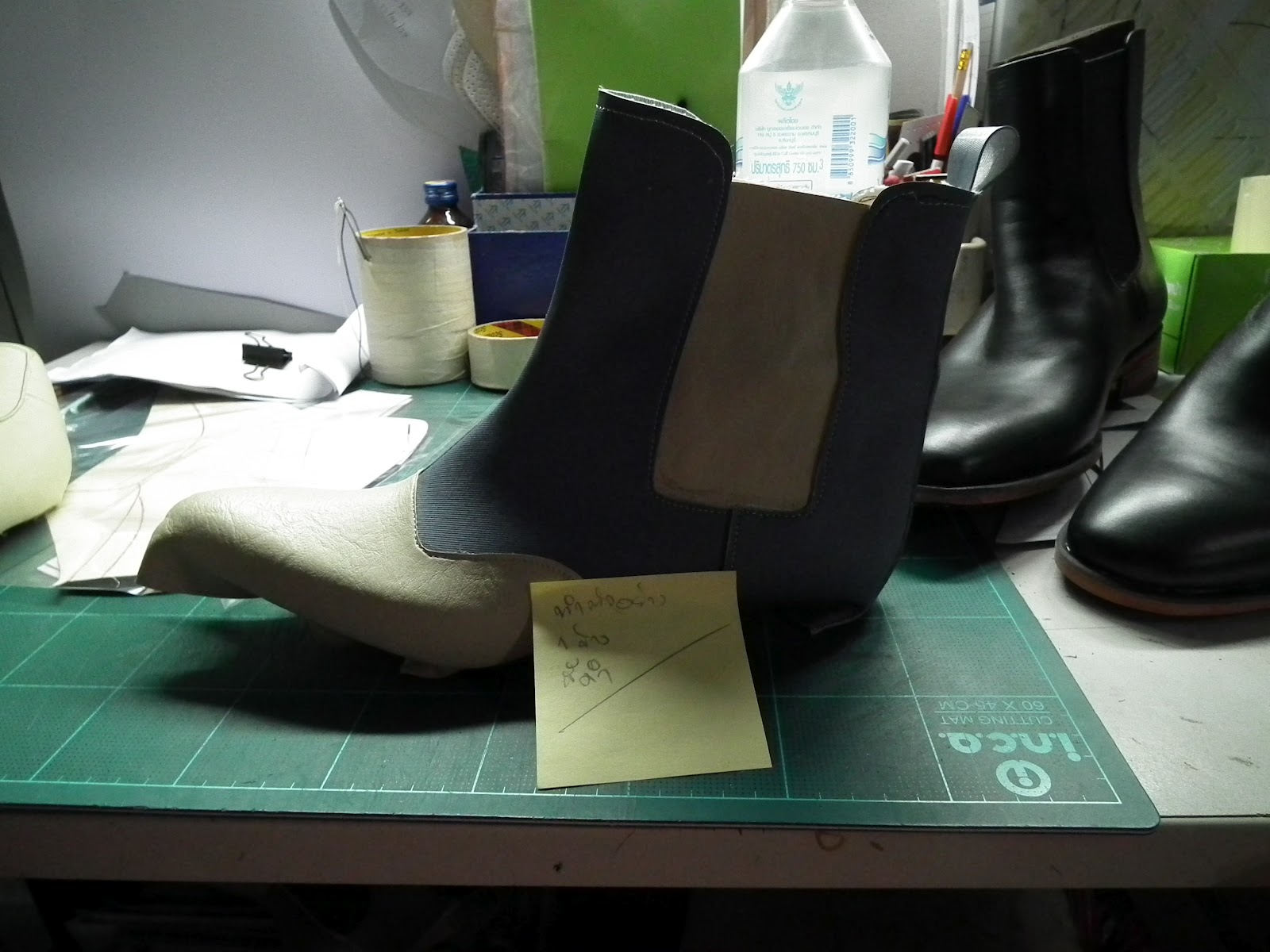 Chelsea Boot 1A Elevator Shoes Cuban Heel Boots