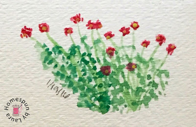wildflowers watercolor Daily Doodle 