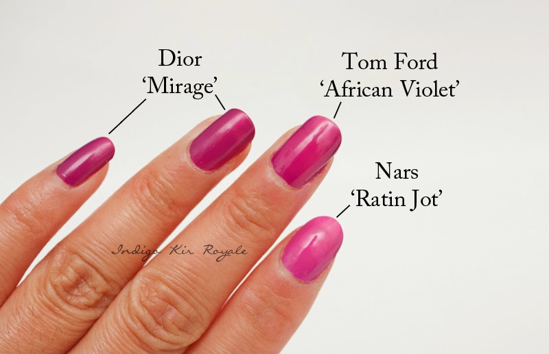 Indigo Kir Royale: DIOR COUTURE COLOUR GEL SHINE AND LONG WEAR NAIL LACQUER  IN 'MIRAGE' (338)
