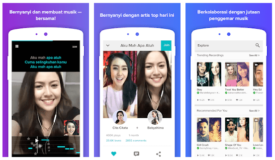 Aplikasi karaoke di android gratis terbaik banyak tersedia di playstore yang bisa langsung kalian unduh secara gratis