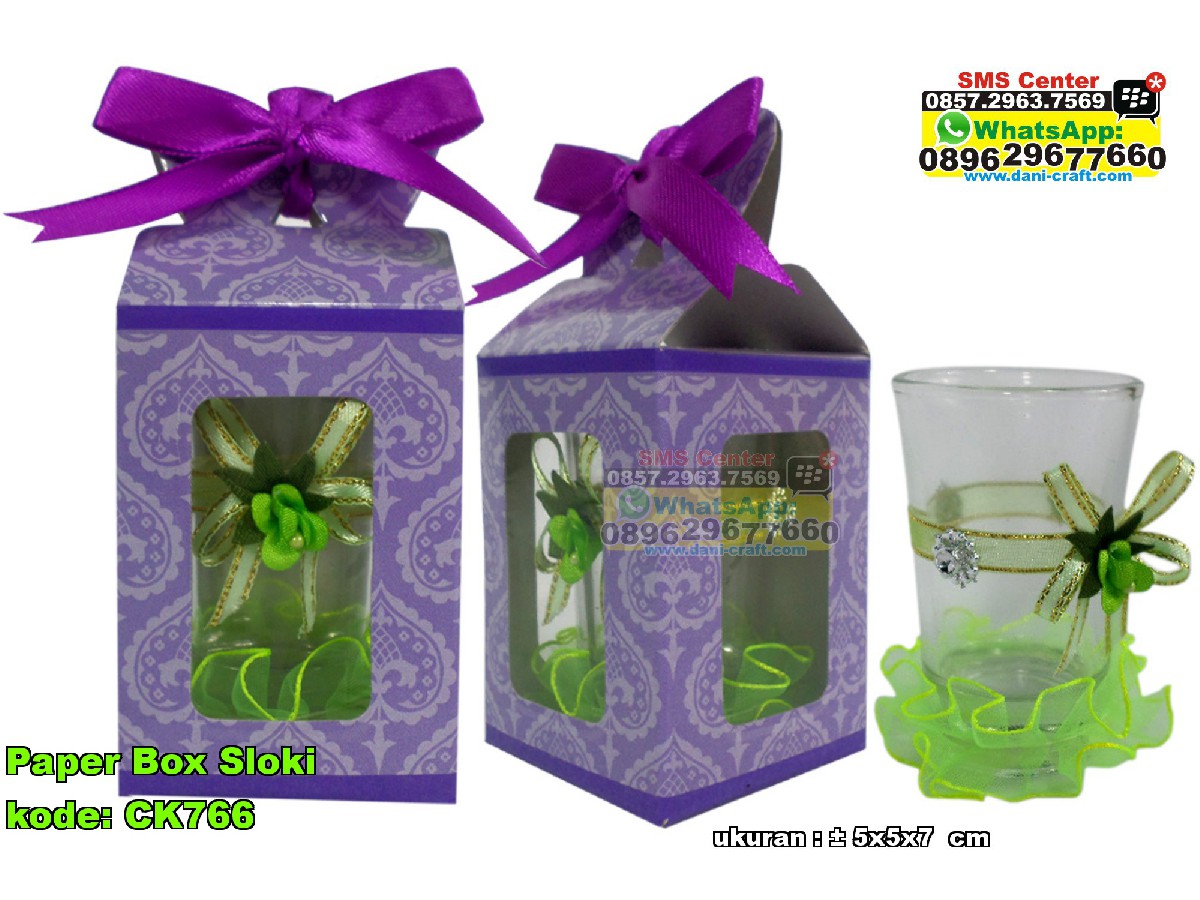 Paper Box Sloki | Souvenir Pernikahan