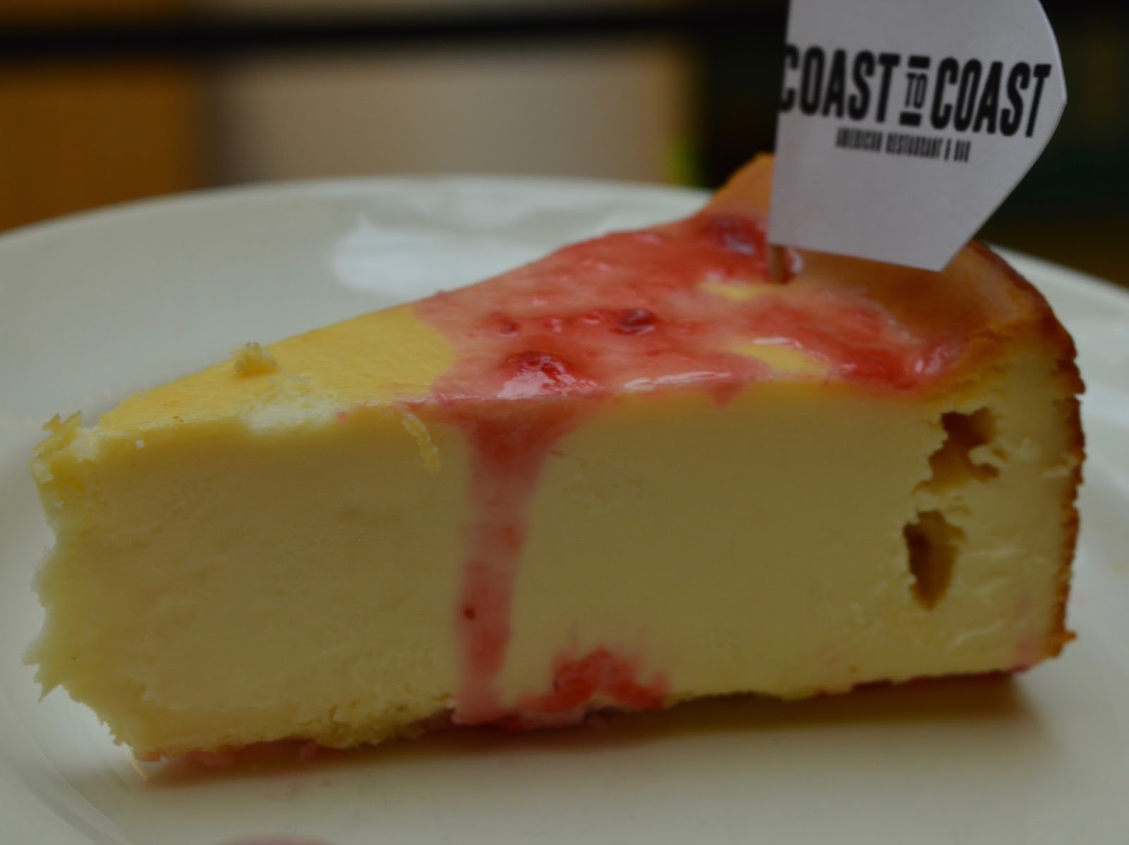 Our Guide to Family Restaurants & Children's Menus at intu Metrocentre - vanilla cheesecake - coast to coast