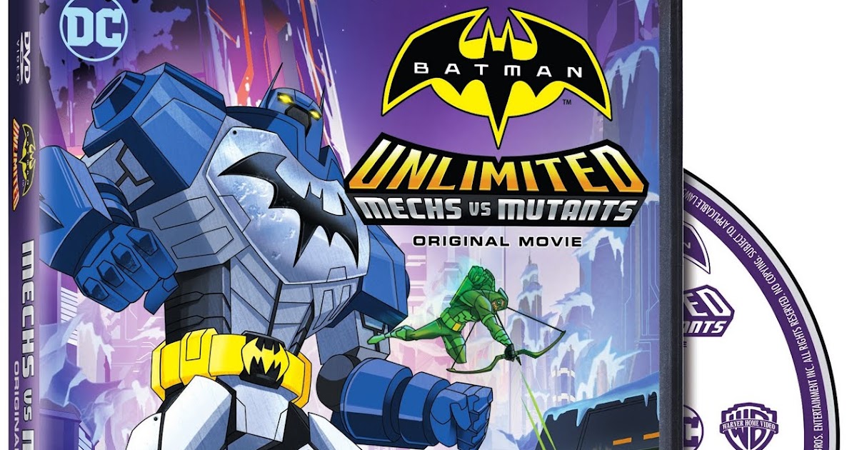 Batman Unlimited: Mechs Vs. Mutants Movie Dvd 