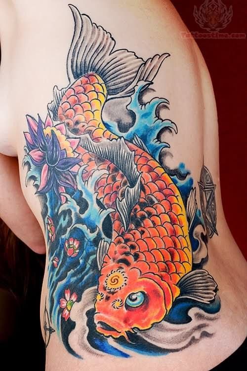 Drawing Koi fish Tattoo Cách vẽ Hình xăm cá Koi đẹp  YouTube