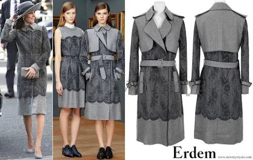 Kate Middleton wore Erdem coat - The coat is from the Pre-Fall 2015 collection