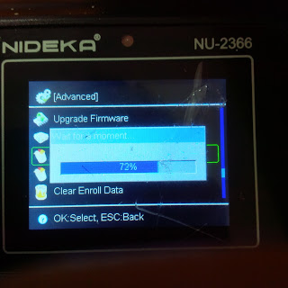Mengatasi error log pada fingerprint Nideka NU 2366