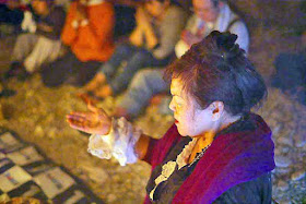An Okinawan Priestess, Kouri-jima, prayer, cave, rituals