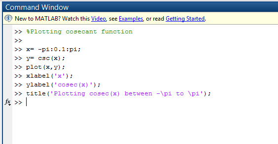 Plotting Trigonometric Functions in MATLAB | TheCheesyGeek