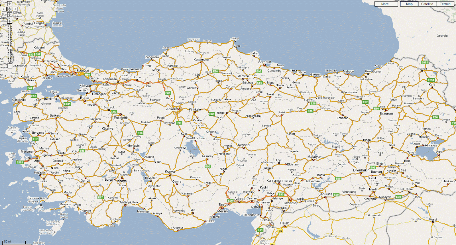Political Map of Turkey Turkey Physical Political Maps of the City