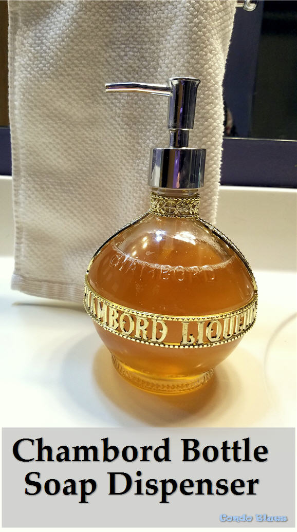 Condo Blues Diy Chambord Liquor Bottle Soap Dispenser Diy Chambord Liquor Bottle Soap Dispenser