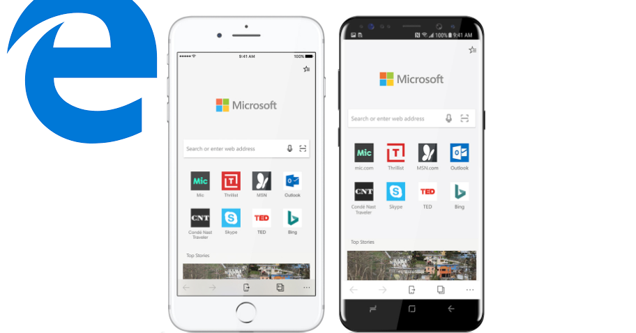 microsoft edge browser now all