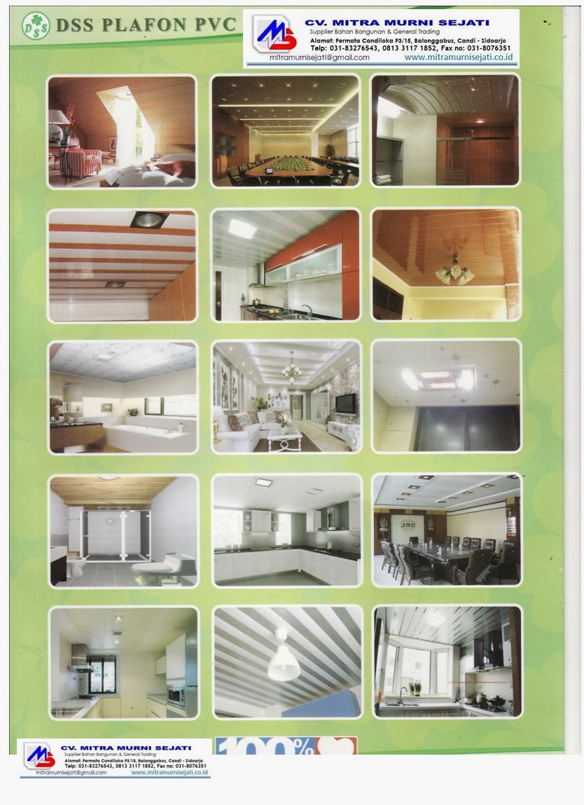 PLAFON PVC PENGGANTI KAYU | TRIPLEK ANTI RAYAP: PLAFON PVC-DSS ANTI RAYAP