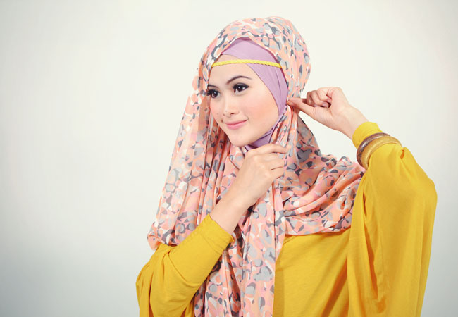 Hijab Cantik dengan Pashmina Chiffon | Tutorial Hijab