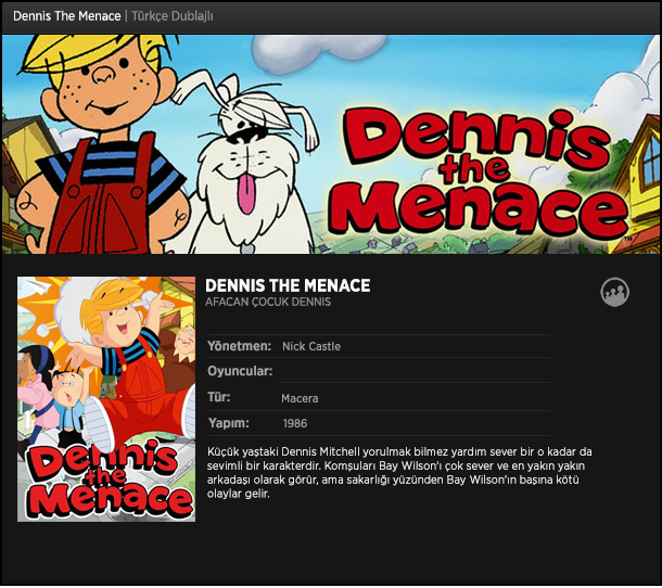 Dennis The Menace Bölüm Listesi.