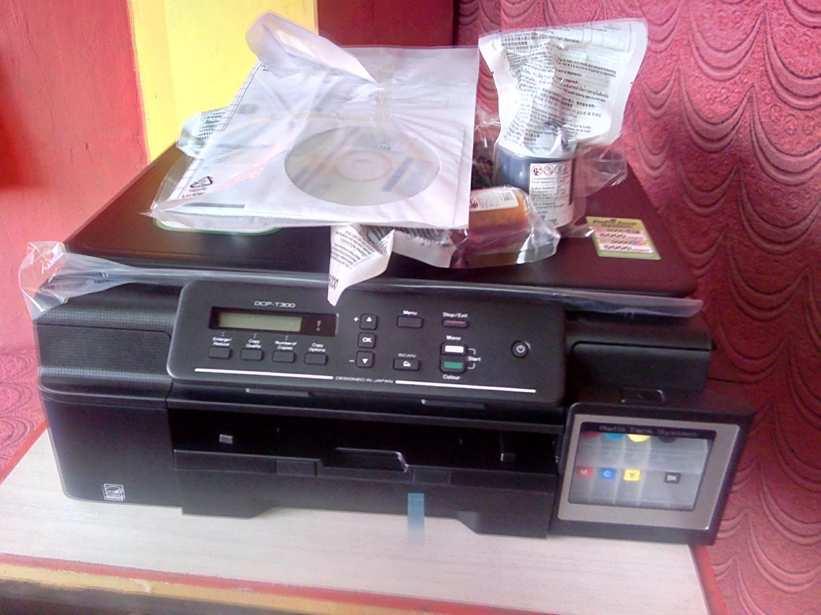 Learn New Things Brother DCP T300 All in One Ink Tank Color