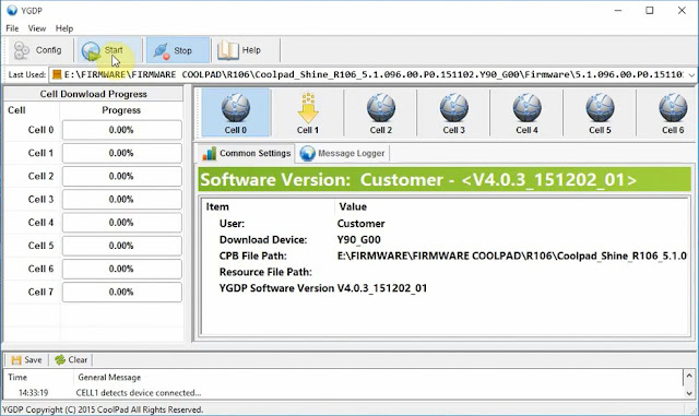 Cara Flash CPB Firmware Menggunakan YGDP Tool