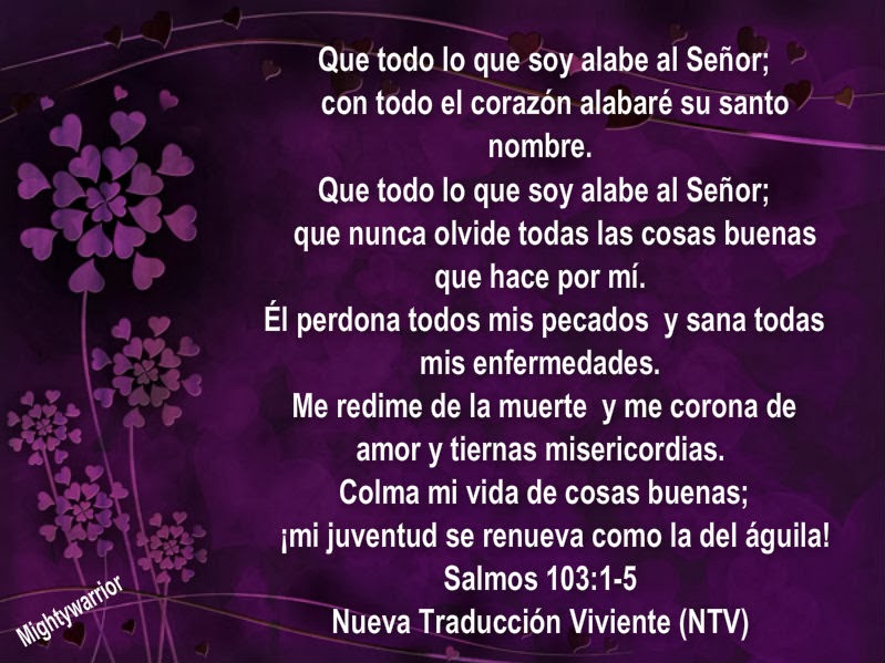 JESUS PODEROSO GUERRERO Salmos 10315 " Todo lo que
