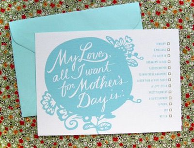 homework: Show and Tell: mother's day free printables