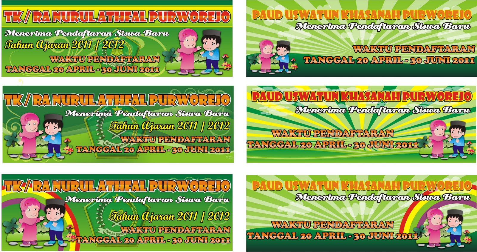 ilustrasi anak-anak di TK dan PAUD