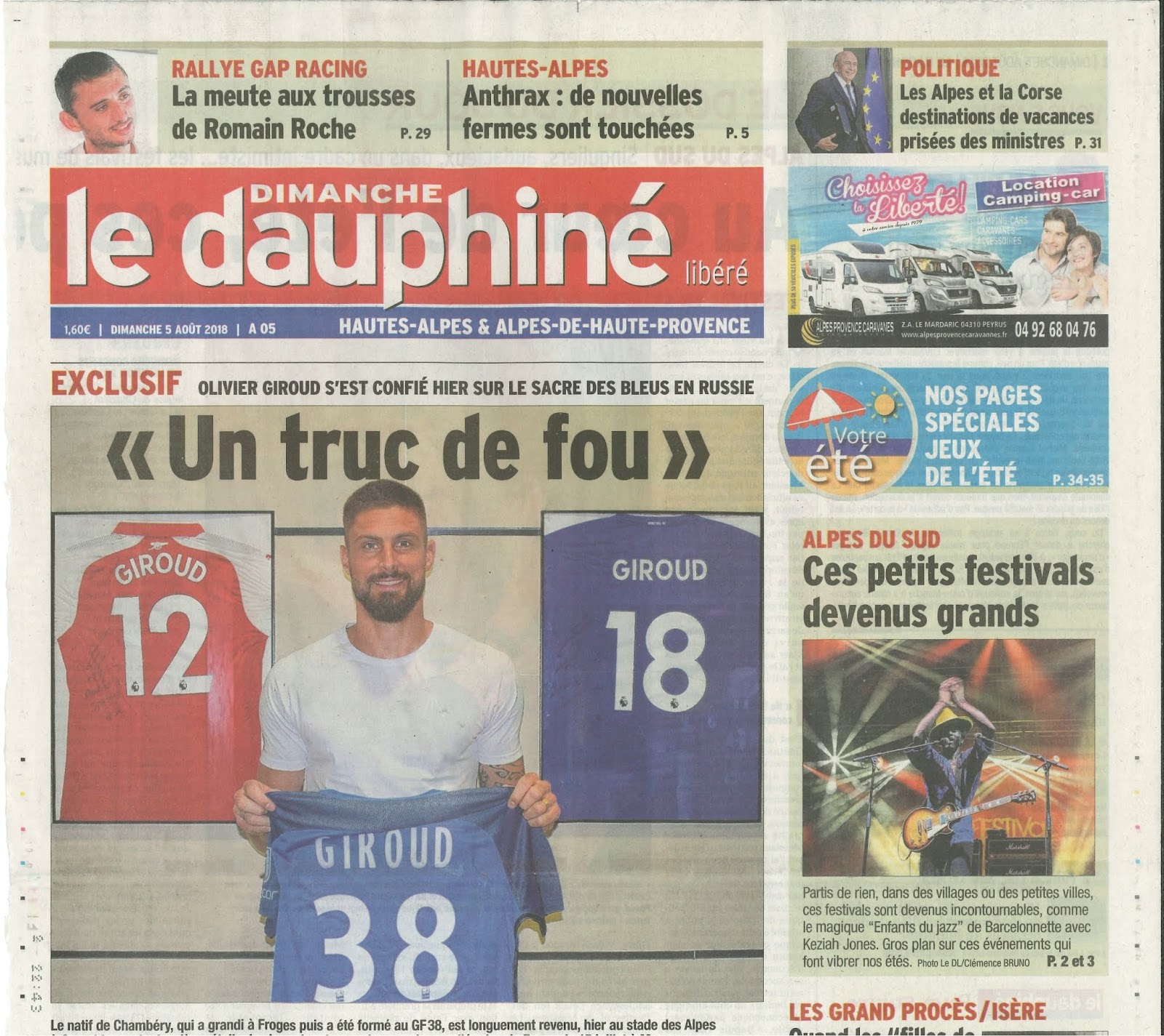 Els meus diaris 02.19 Le dauphiné libéré