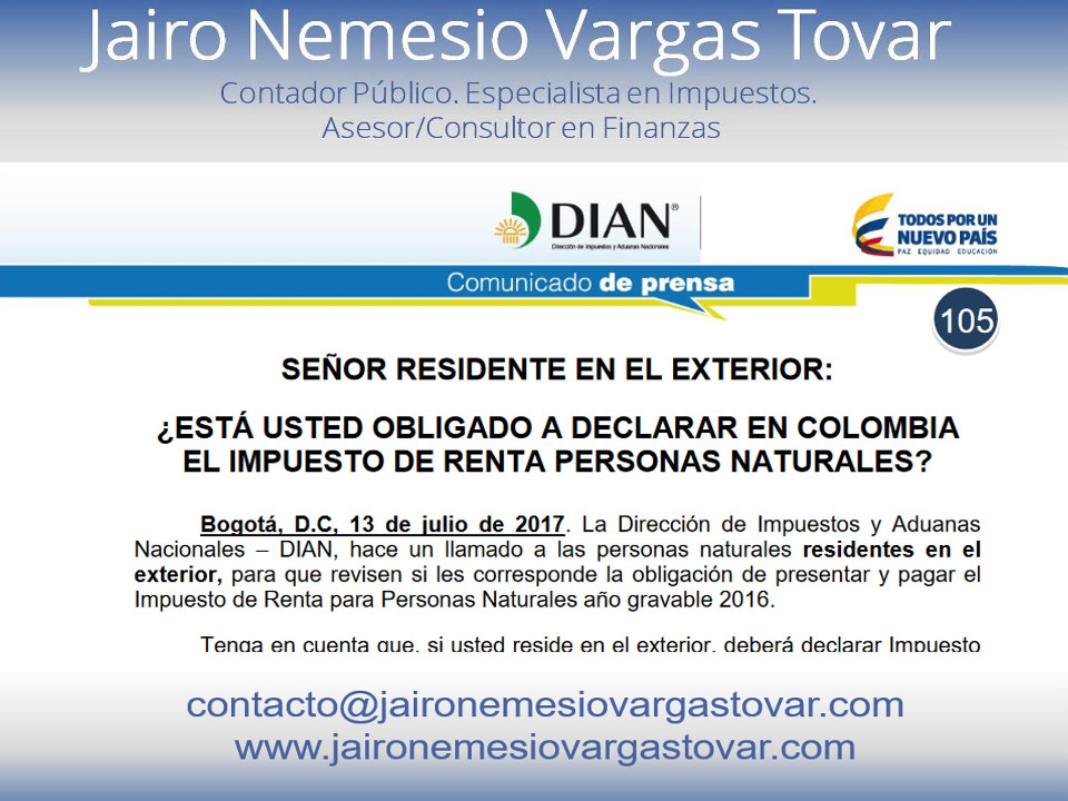 Temas Especializados Señor residente en el exterior Temas Especializados Señor residente en el exterior